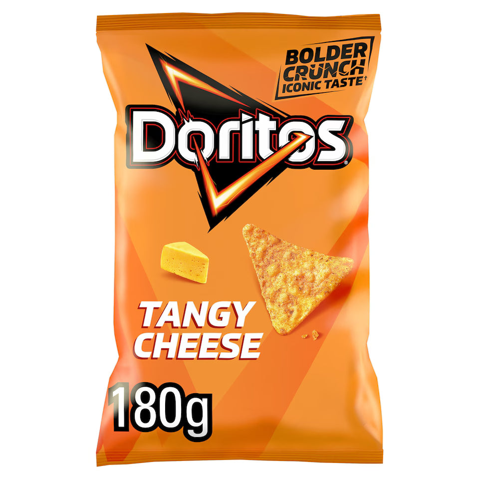 Doritos Tortilla Chips Tangy Cheese Sharing Bag Crisps 180g