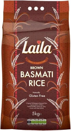 Laila brown basmati rice 5kg