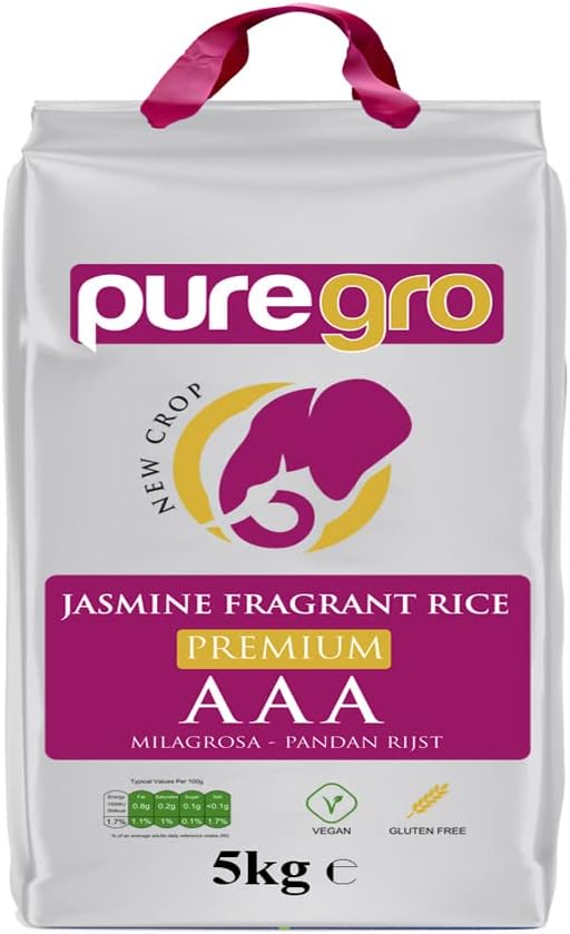 Puregro AAA jasmine rice 5kg