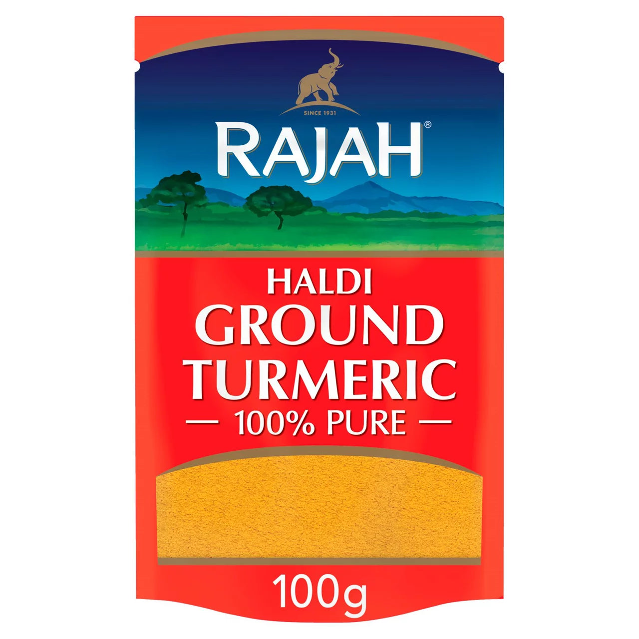 Rajah Spices Ground Turmeric Haldi Powder 100g
