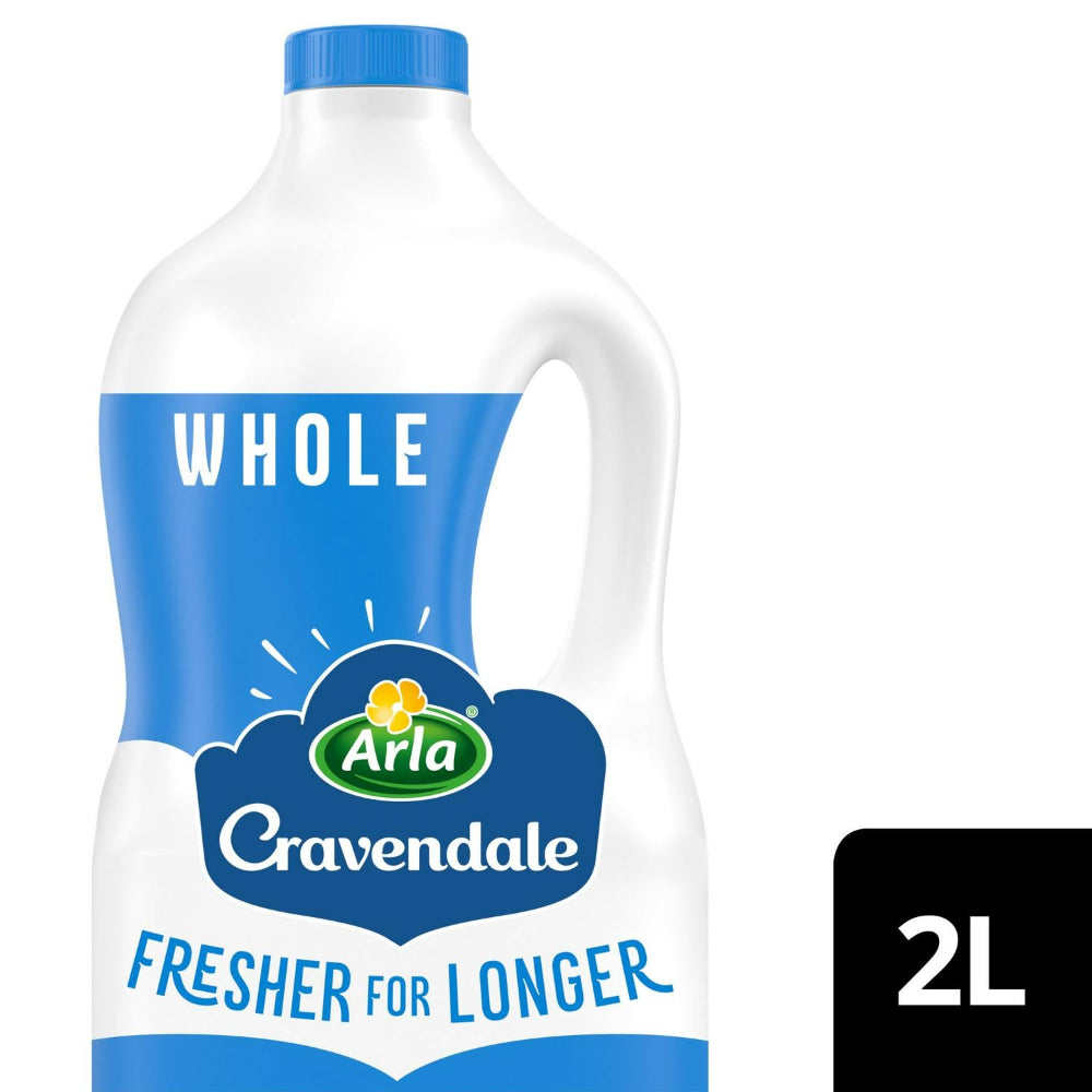 Cravendale Filtered Fresh Whole Milk 2L Fresher for Longer