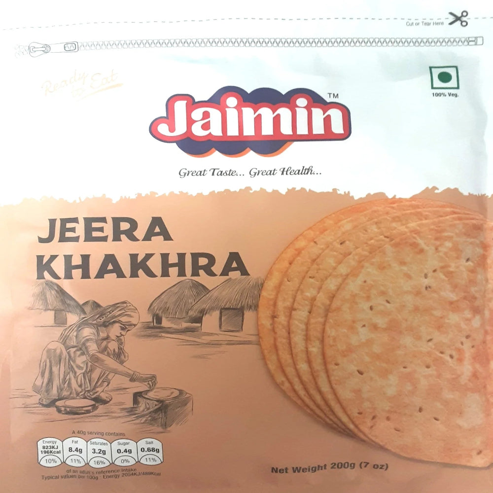 Jaimin Jeera Khakhra 200g