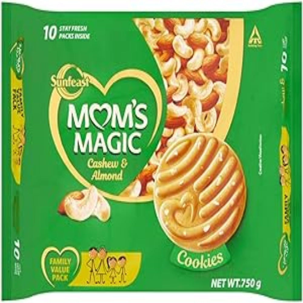 Sunfeast Mom's Magic Cashew & Almond Cookies 750g 10pk