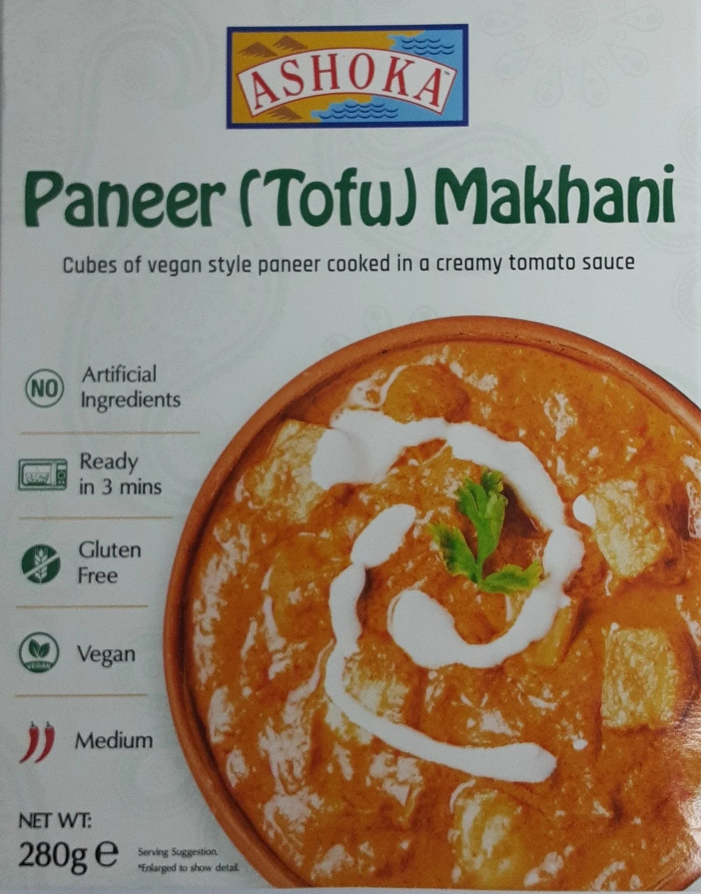 Ashoka Ready Meal Paneer Tofu Makhani 280g