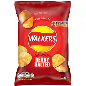 Walkers Ready Salted Crisps Multipack 6x25g
