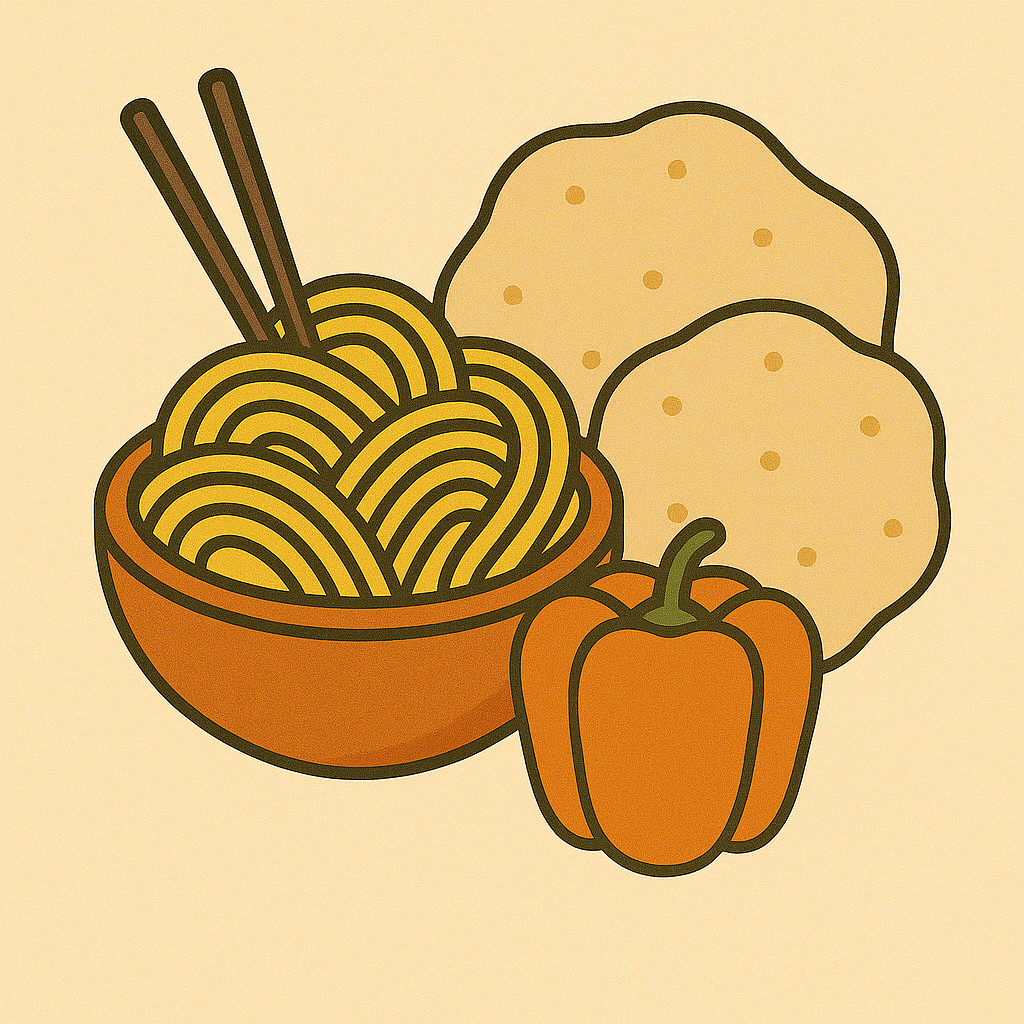 Noodles Papadums & Breads