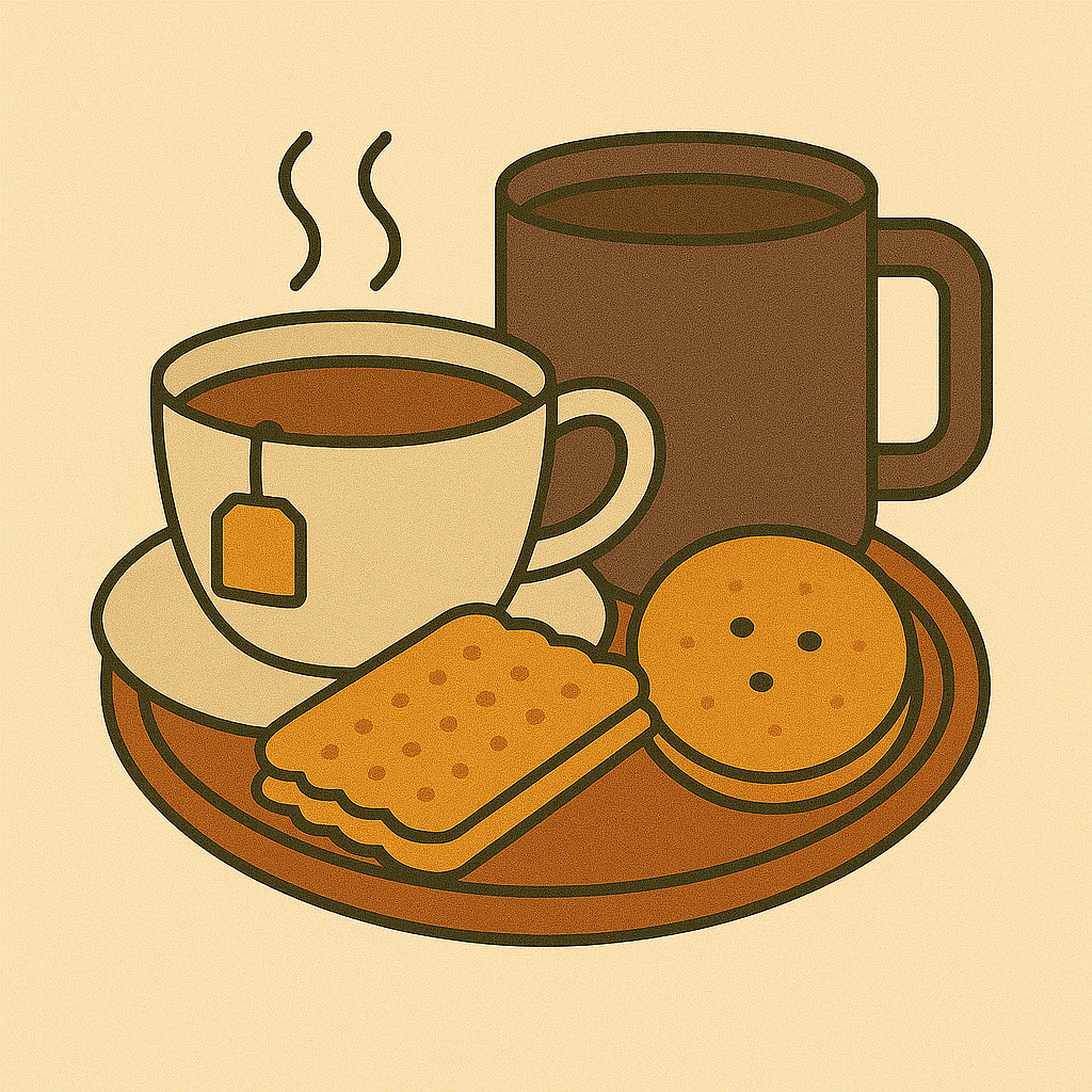 Tea, Coffee & Biscuits