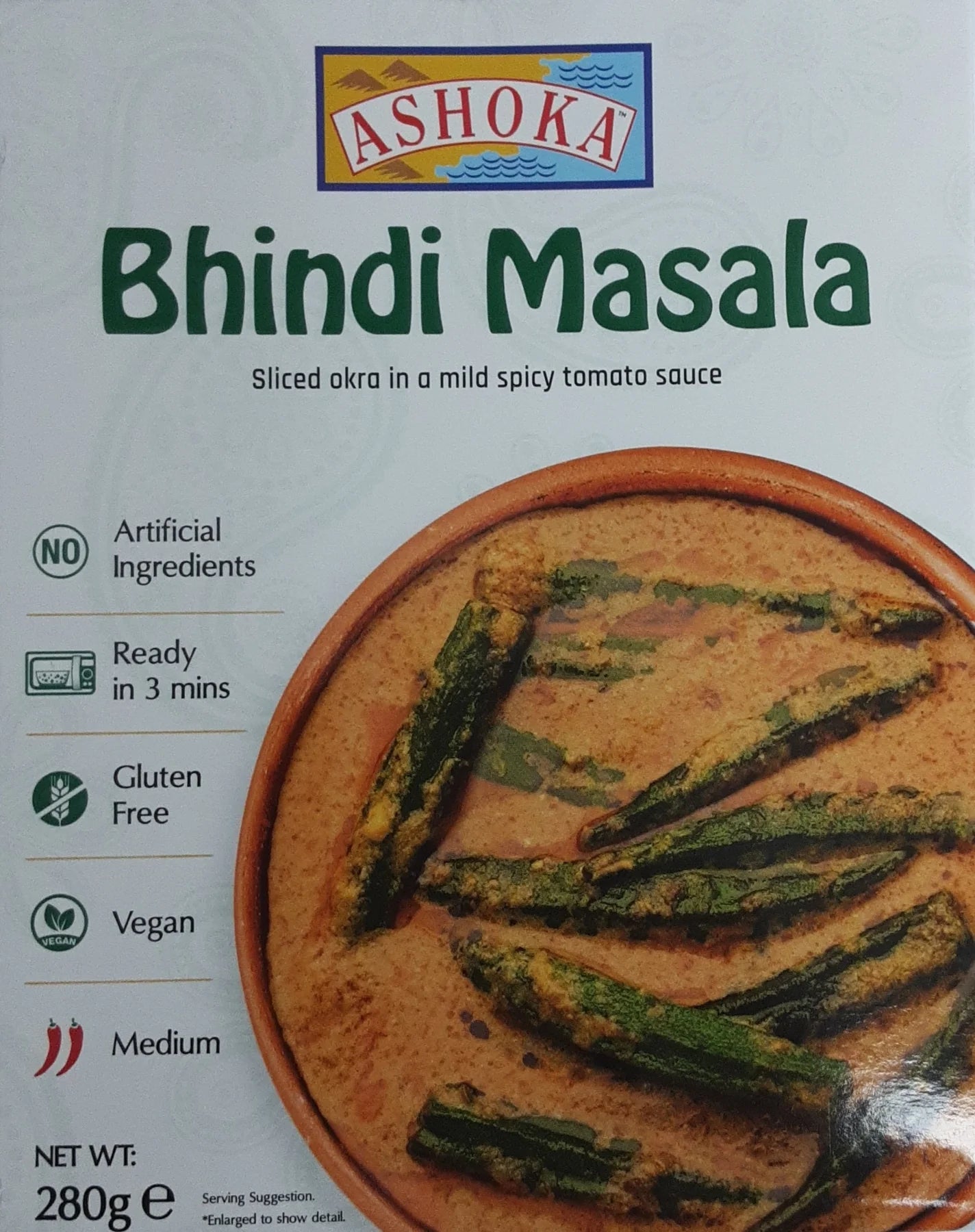 Ashoka Ready Meal Bindi Masala 280g