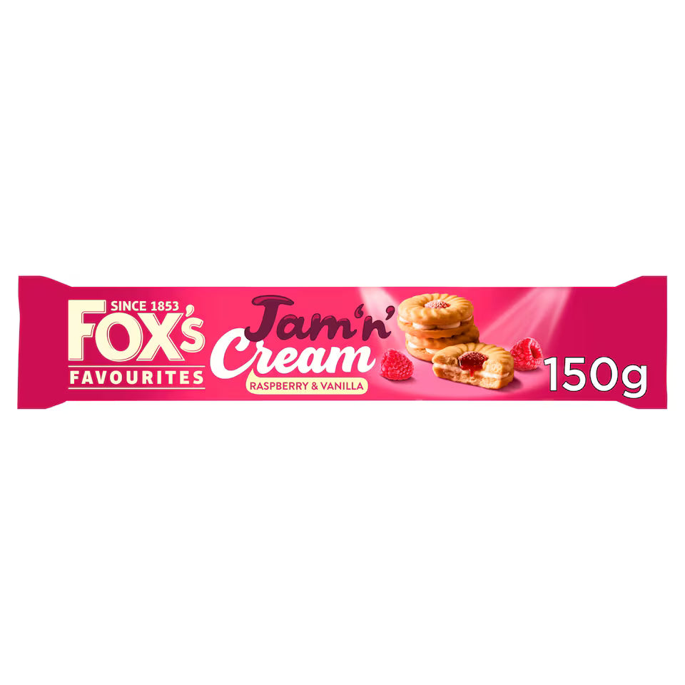 Fox's Jam Sandwich Cream Biscuit 150G