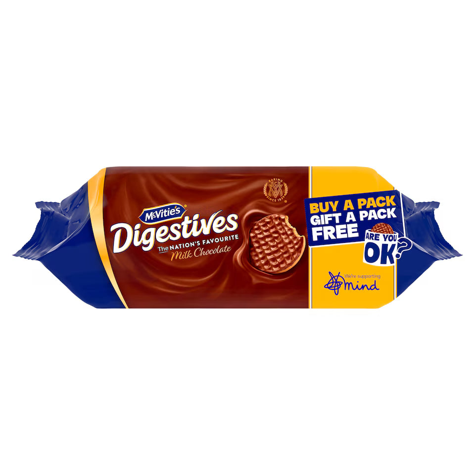 McVitie's Digestives Milk Chocolate Biscuits 266g