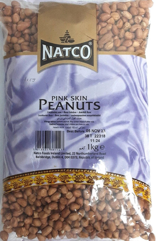 Natco Pink Skin Peanuts 1Kg