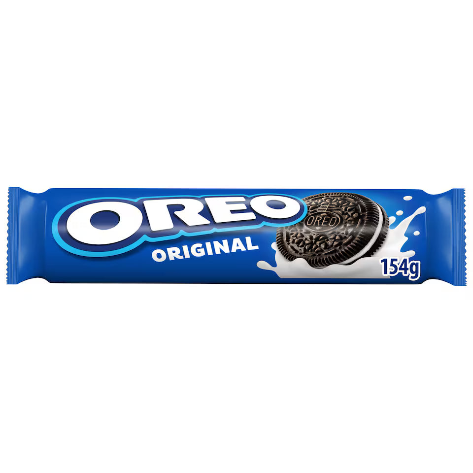 Oreo Vanilla Cookie Chocolate Sandwich Biscuits 154G
