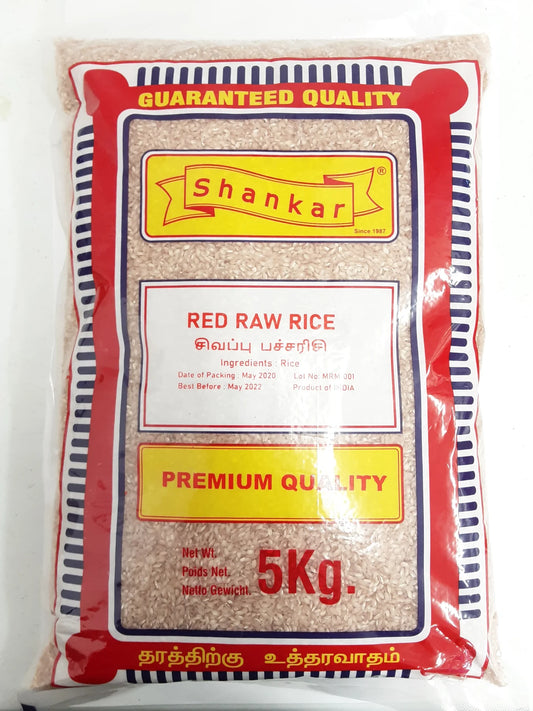 Shankar rice red raw 5kg PM