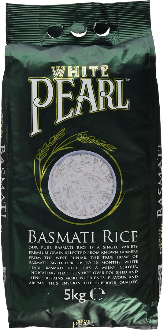 White Pearl 1121 basmati rice 5kg