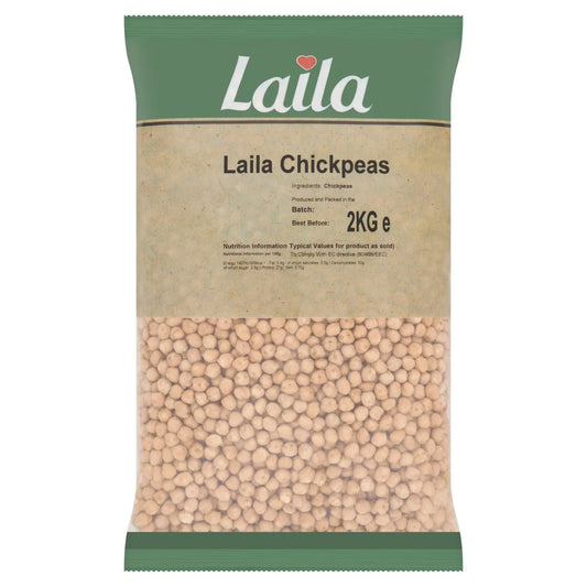 Laila Chickpeas 2kg (2 for £6.49)