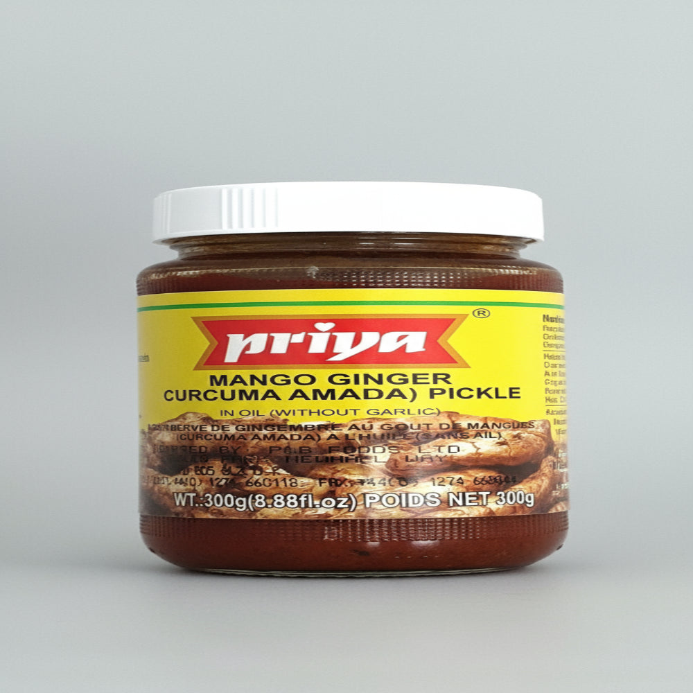 Priya Pickle Mango Ginger In Oil Without Garlic 300g