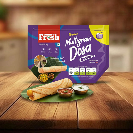 SOMU IDLI & DOSA BATTER(Multigrain) 1KG