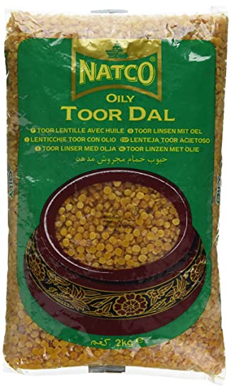 Natco Toor Dall Oily 2kg
