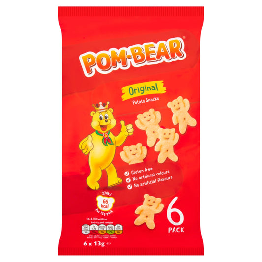 Pom-Bear Original Multipack Crisps 6x13g