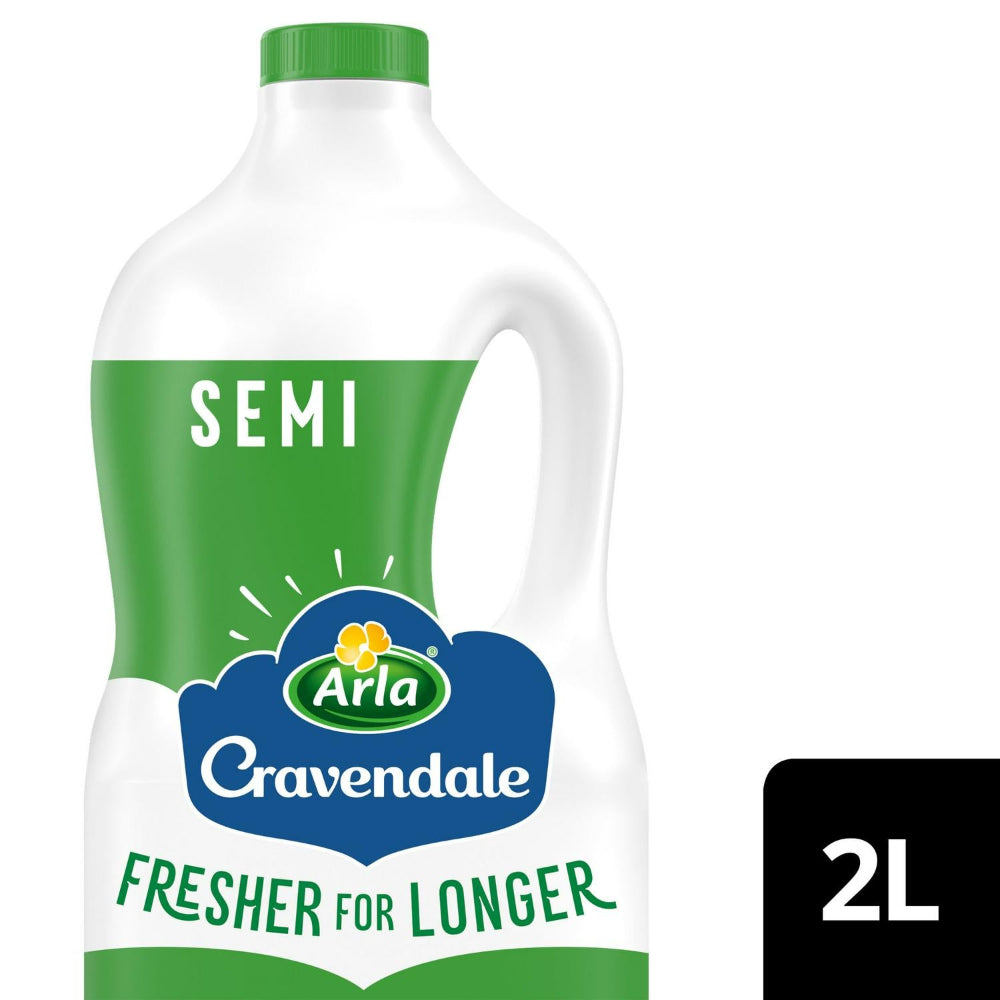 Cravendale Filtered Fresh Semi Skimmed Milk 2L Fresher for Longer